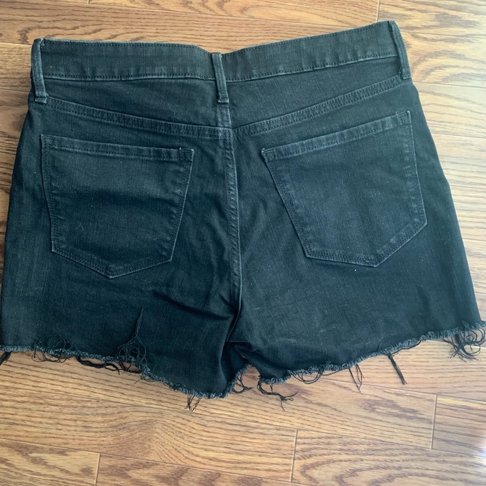 High Rise Buttonfly Shorts - Picture 4 of 4